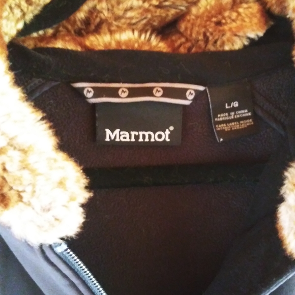 Marmont shell with faux  fur hood - Picture 2 of 5